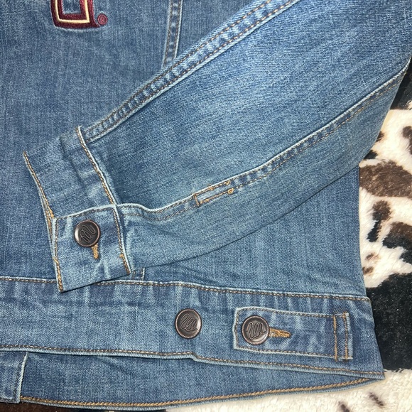 NWT Retro Wrangler Florida State Denim Jacket - Picture 6 of 7